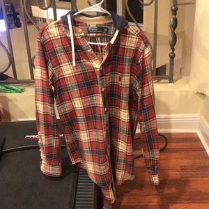 Ralph Lauren Flannel hoodie